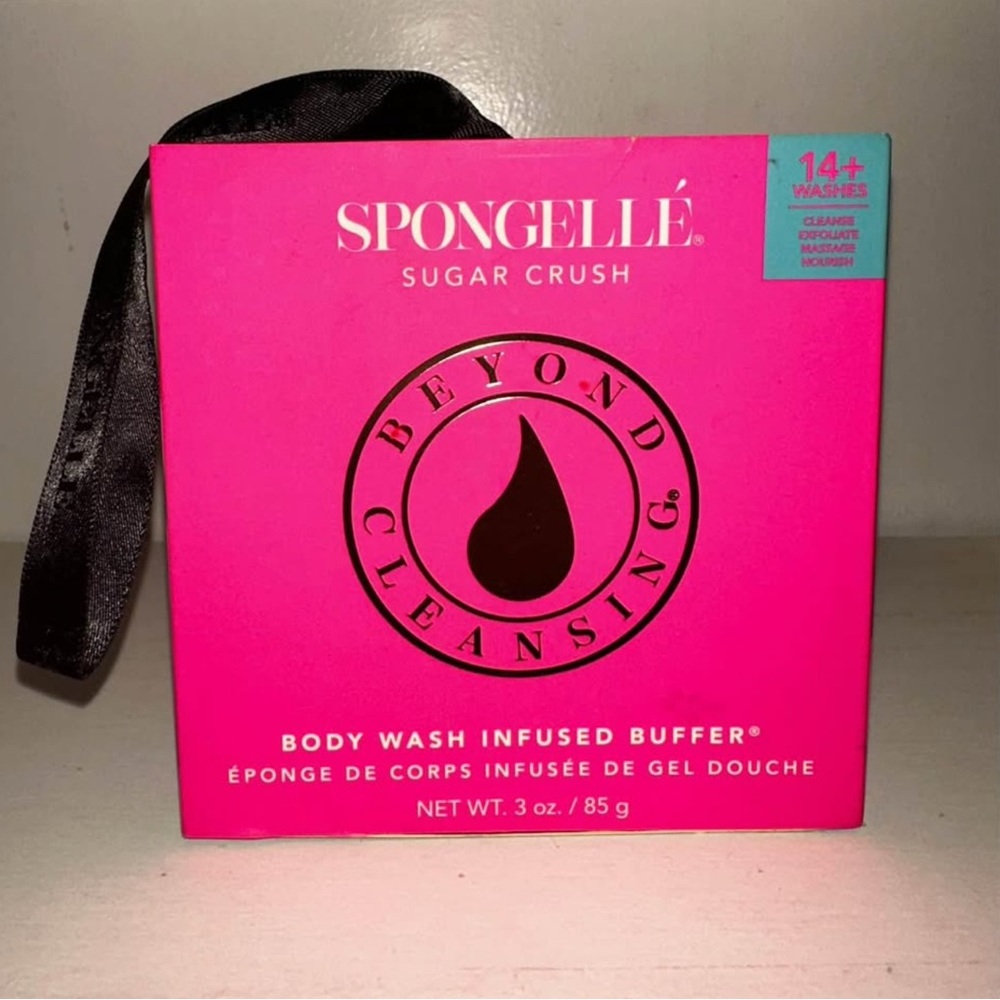 NIB Spongellé Sugar Crush Body Wash Infused Buffer Sponge 14+ Uses⁠